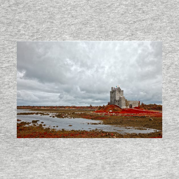 Dunguaire Castle - Blood Red by somadjinn